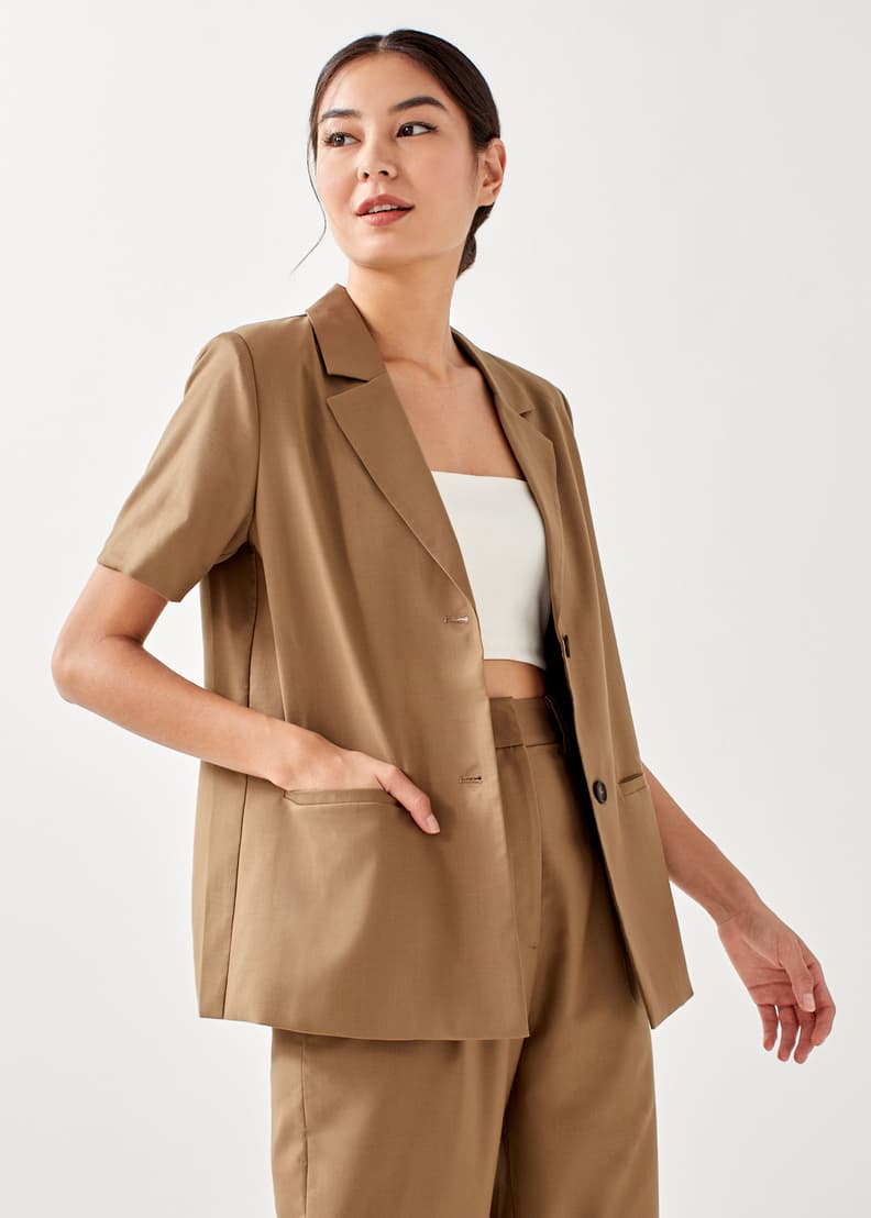 Relaxed cheap blazer womens