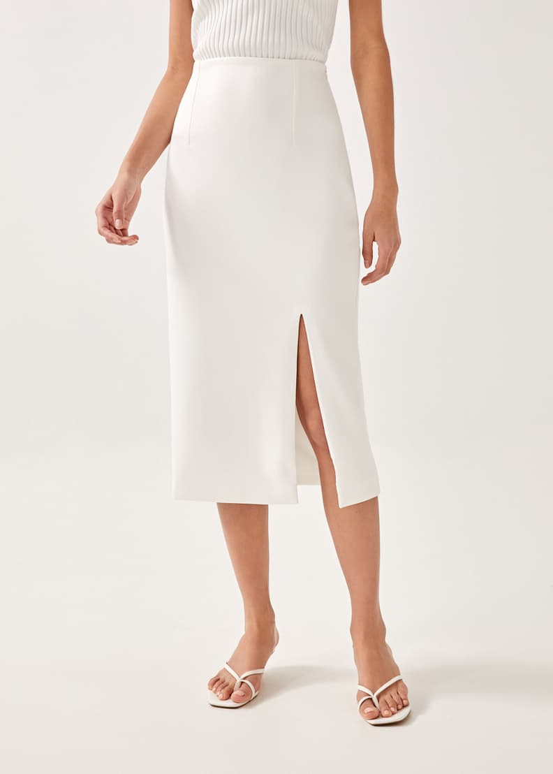 Buy Shay Classic Neoprene Pencil Skirt Love Bonito Singapore