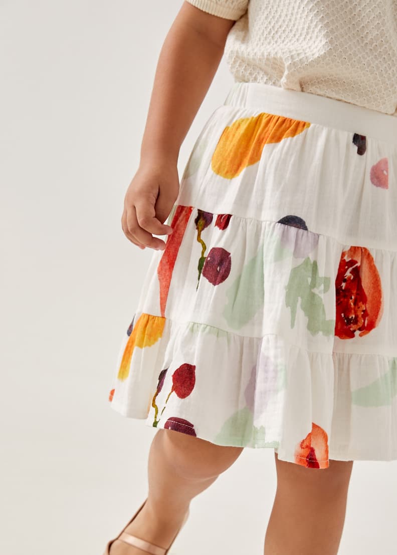 Elastic waist on sale skirt buy