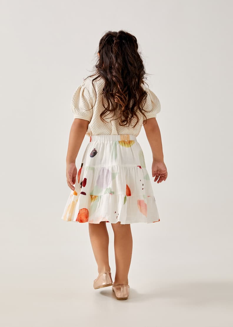 Elastic waist deals skirt and top