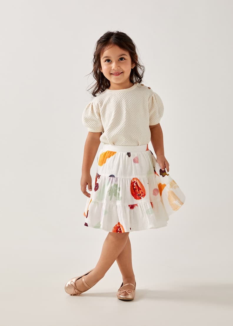 Elastic waist 2025 skirt and top