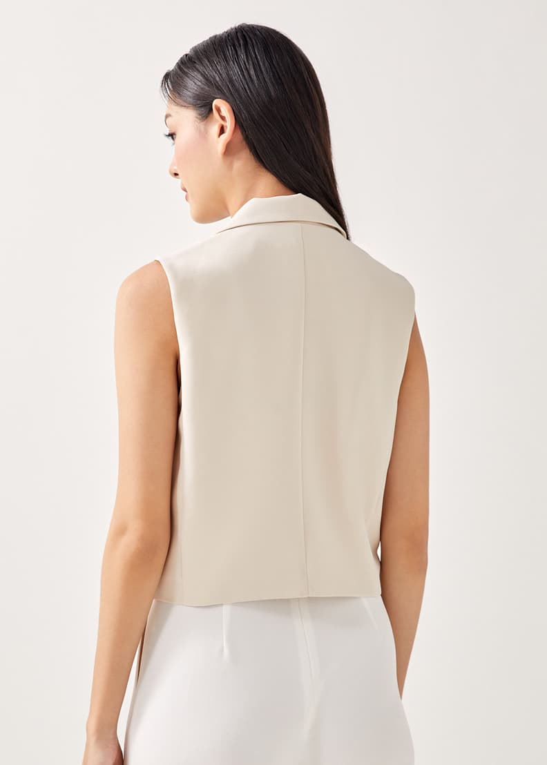 Buy Madine Tailored Cropped Vest @ Love, Bonito Singapore | Shop Women's  Fashion Online | Love, Bonito SG