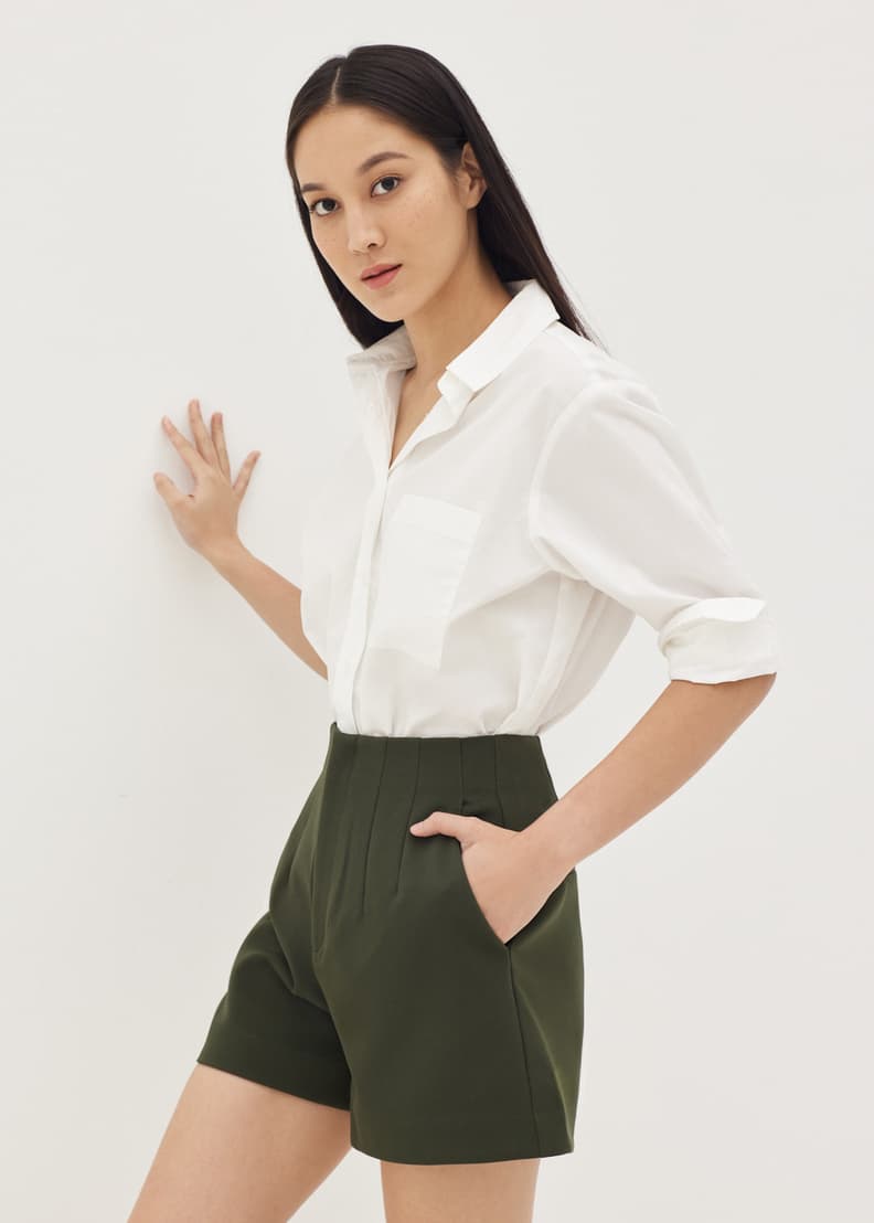 Tailored shorts hotsell womens zara