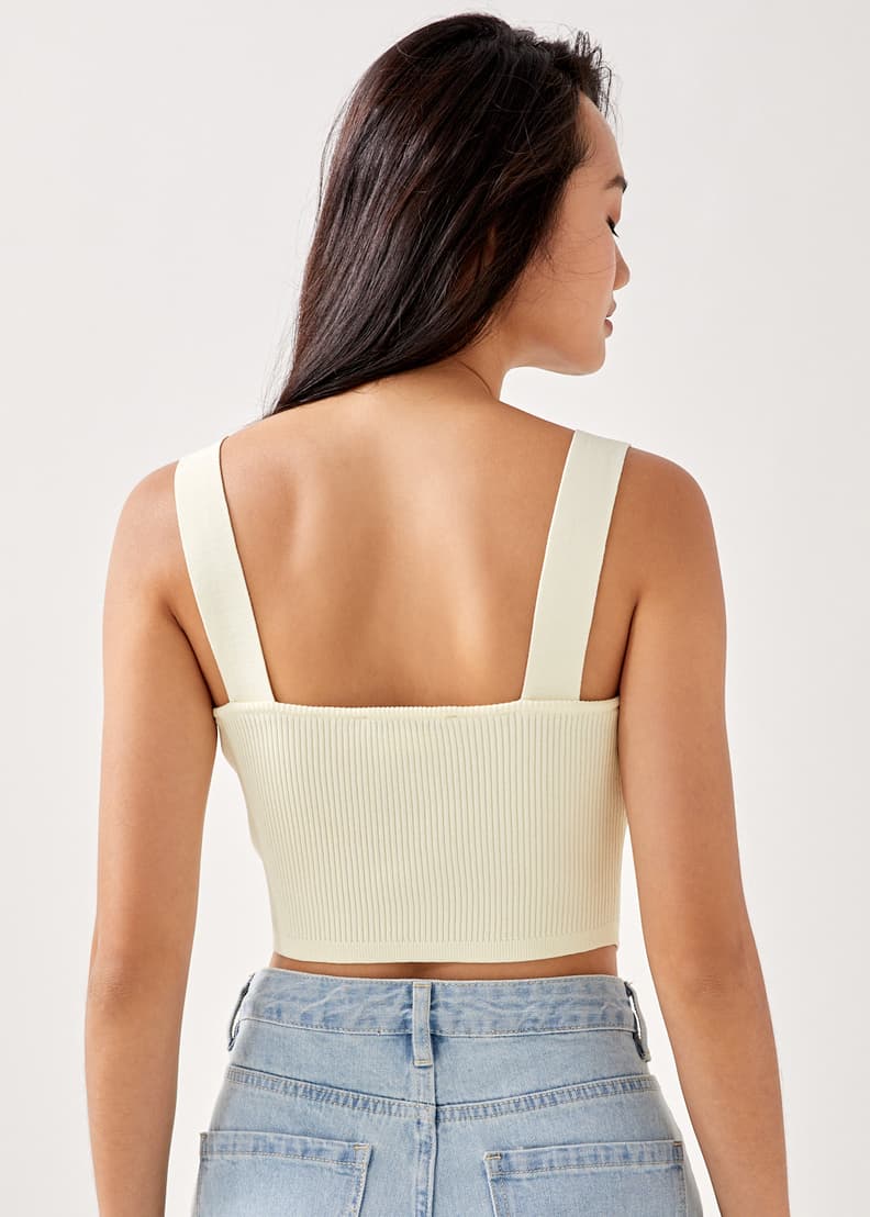 Buy Arisia Knit Crop Top Love Bonito Singapore Shop Women s