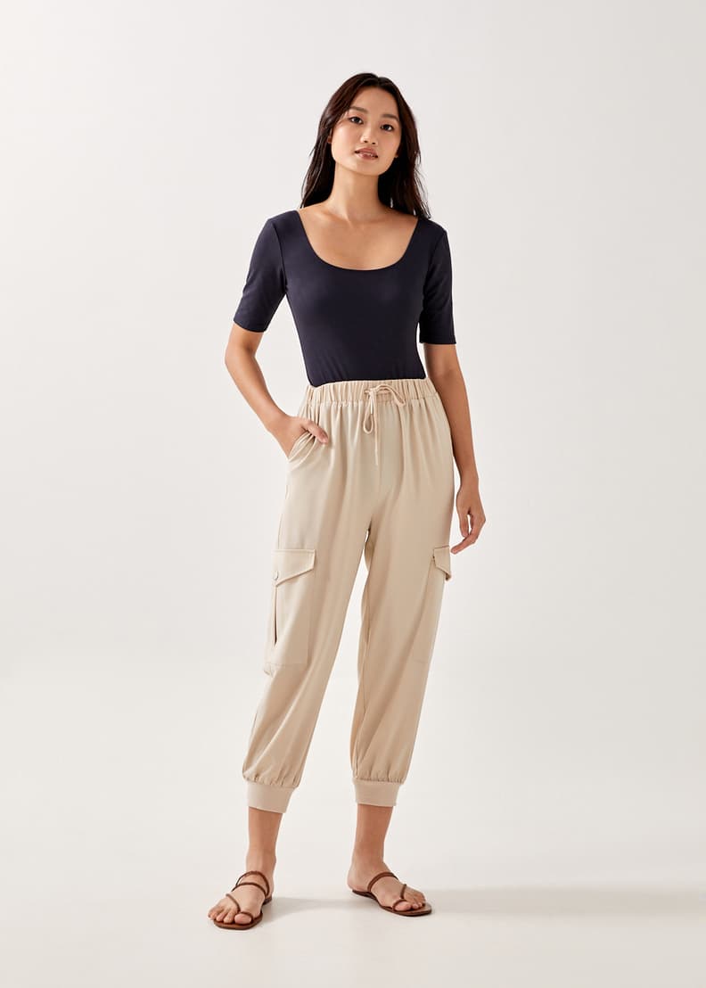 Buy Elly Elastic Jogger Pants Love Bonito Singapore Shop