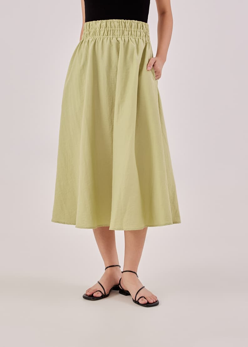Elastic waist hot sale skirt buy