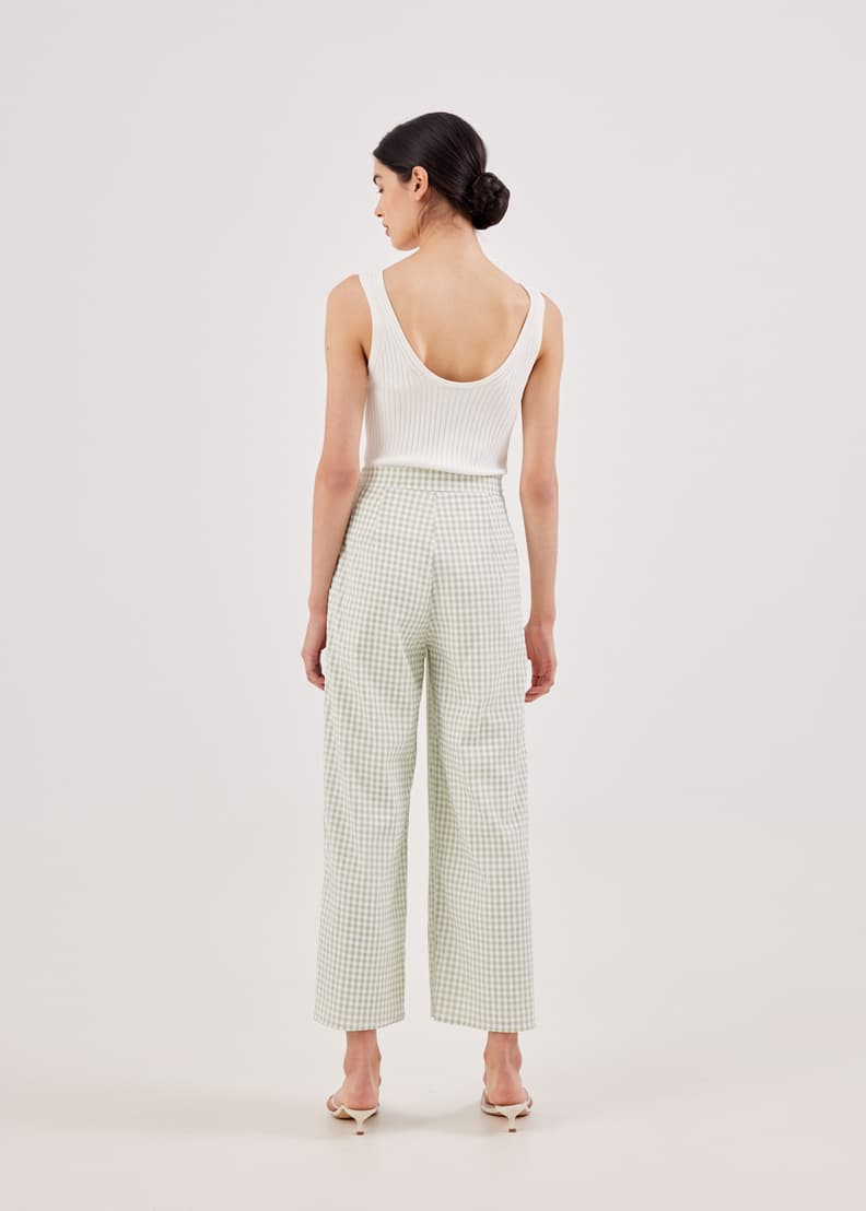 Riella Gingham Trousers