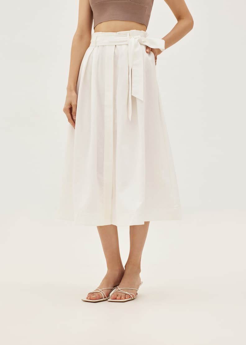 Paper bag on sale flare skirt