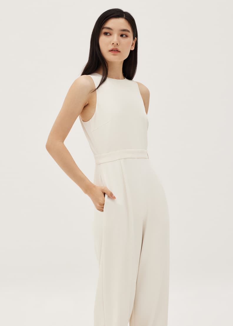 Tie back overalls top