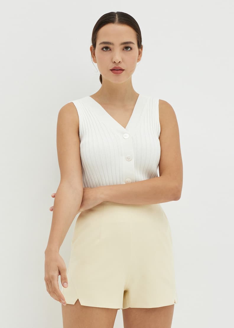 White under cheap dress shorts