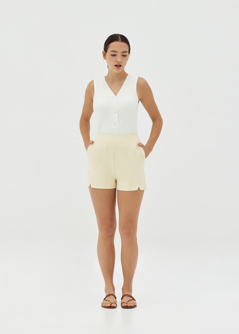 Felcia Front Slit Shorts