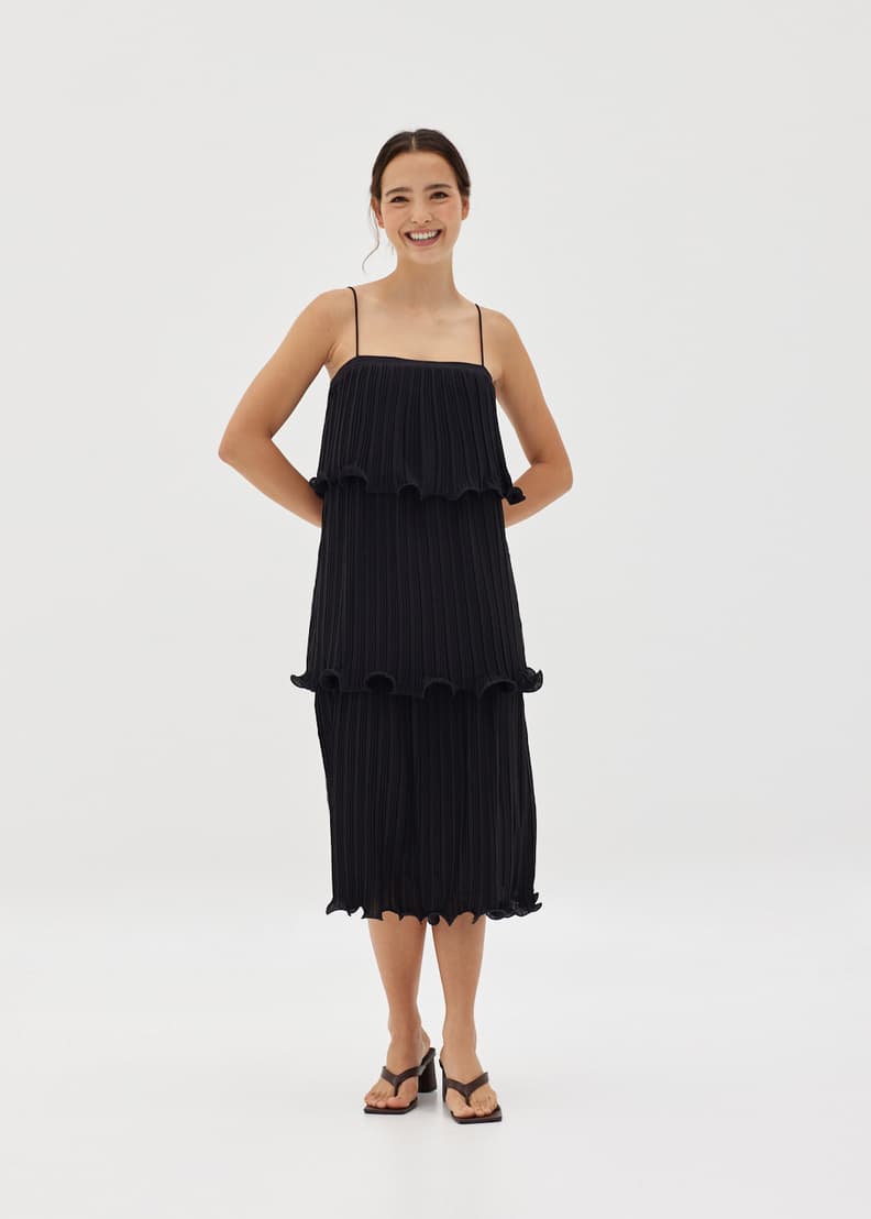 Buy Taela Pleated Tiered Dress @ Love, Bonito | Shop Women's Fashion ...