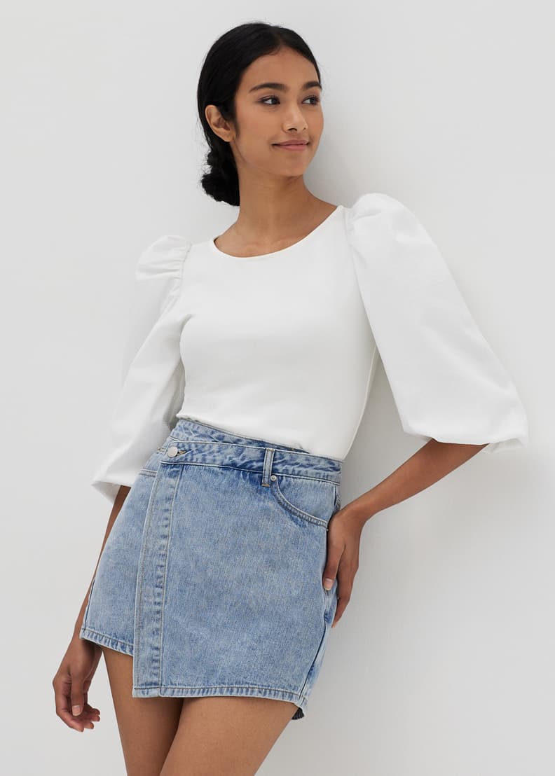Sevynn Puff Sleeve Blouse | Love, Bonito US