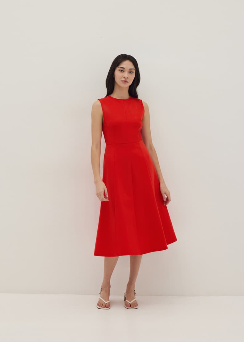 Winona Panelled Fit Flare Dress