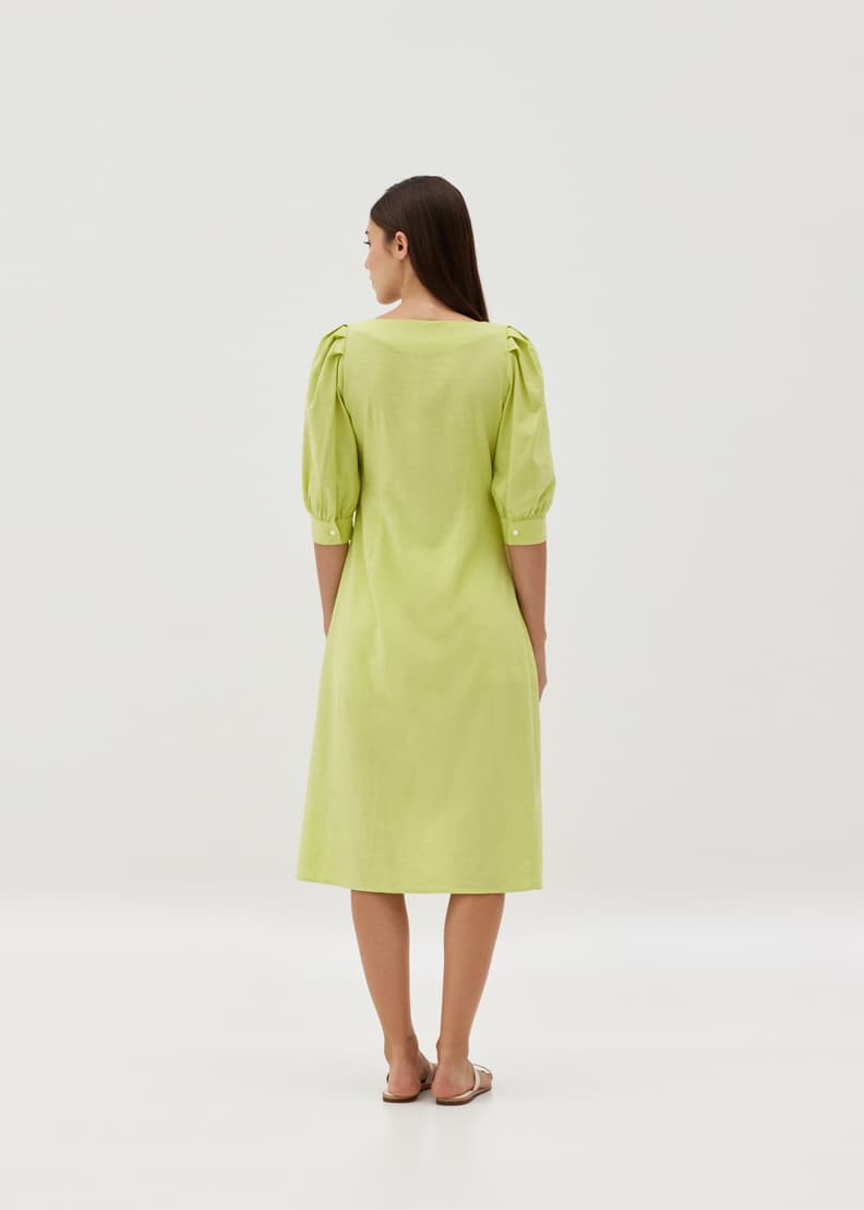 Anniston Puff Sleeve Shirt Dress | Love, Bonito US