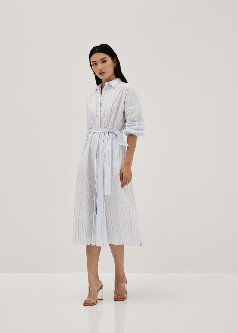 Buy Leliana Fit Flare Midaxi Shirt Dress Love Bonito Shop