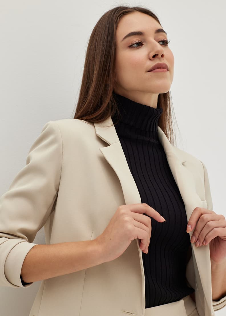 Buy Haidyn Notch Lapel Relaxed Blazer Love Bonito Singapore