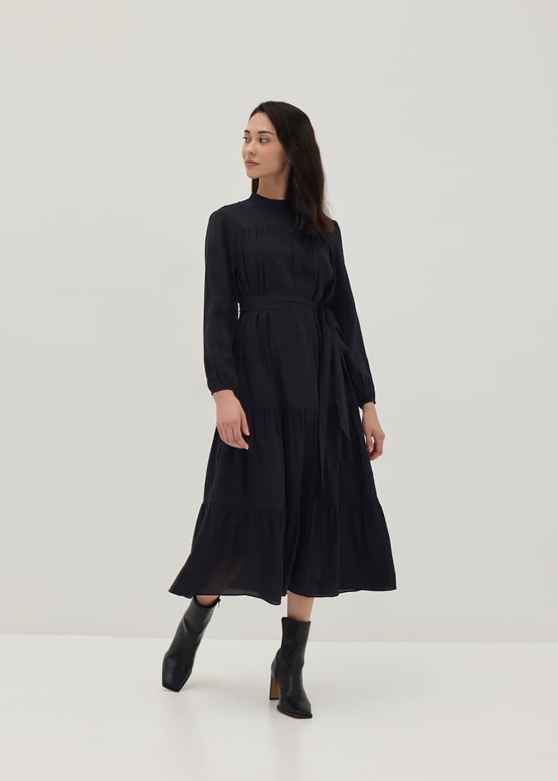 Next black discount long dress