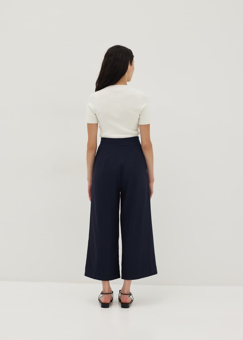 Wide leg sale linen culottes
