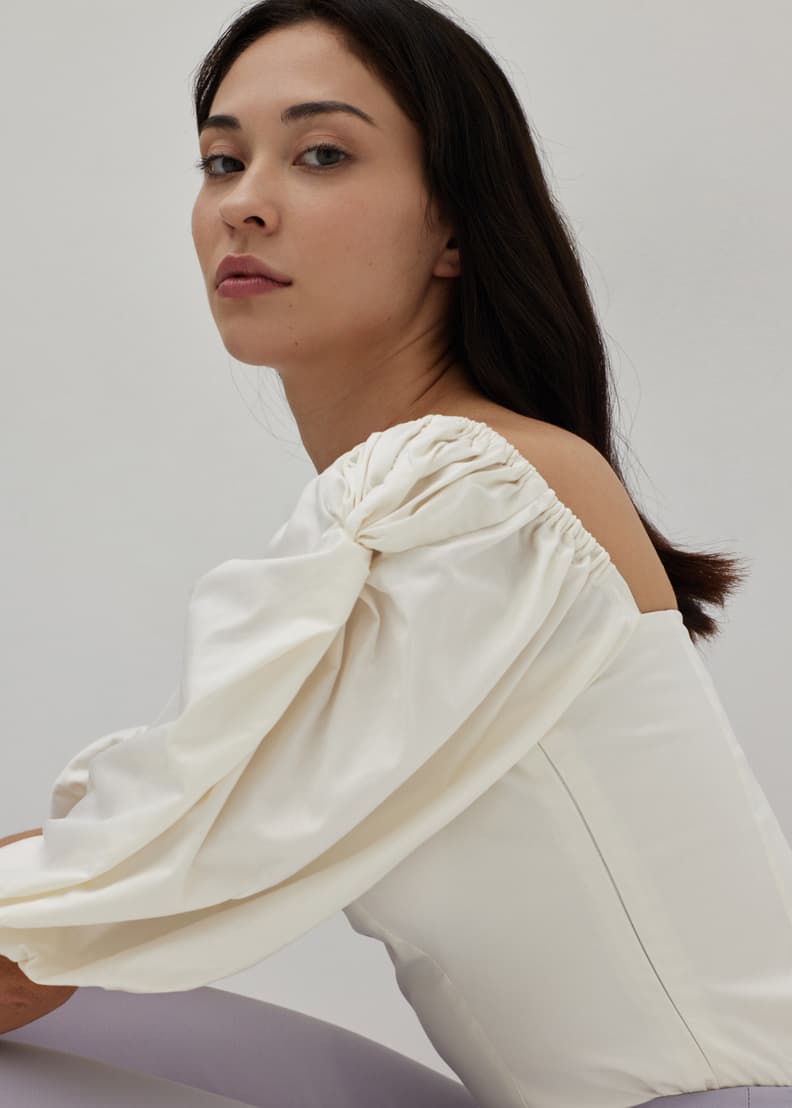 Serena Bustier Puff Sleeve Top | Love, Bonito US