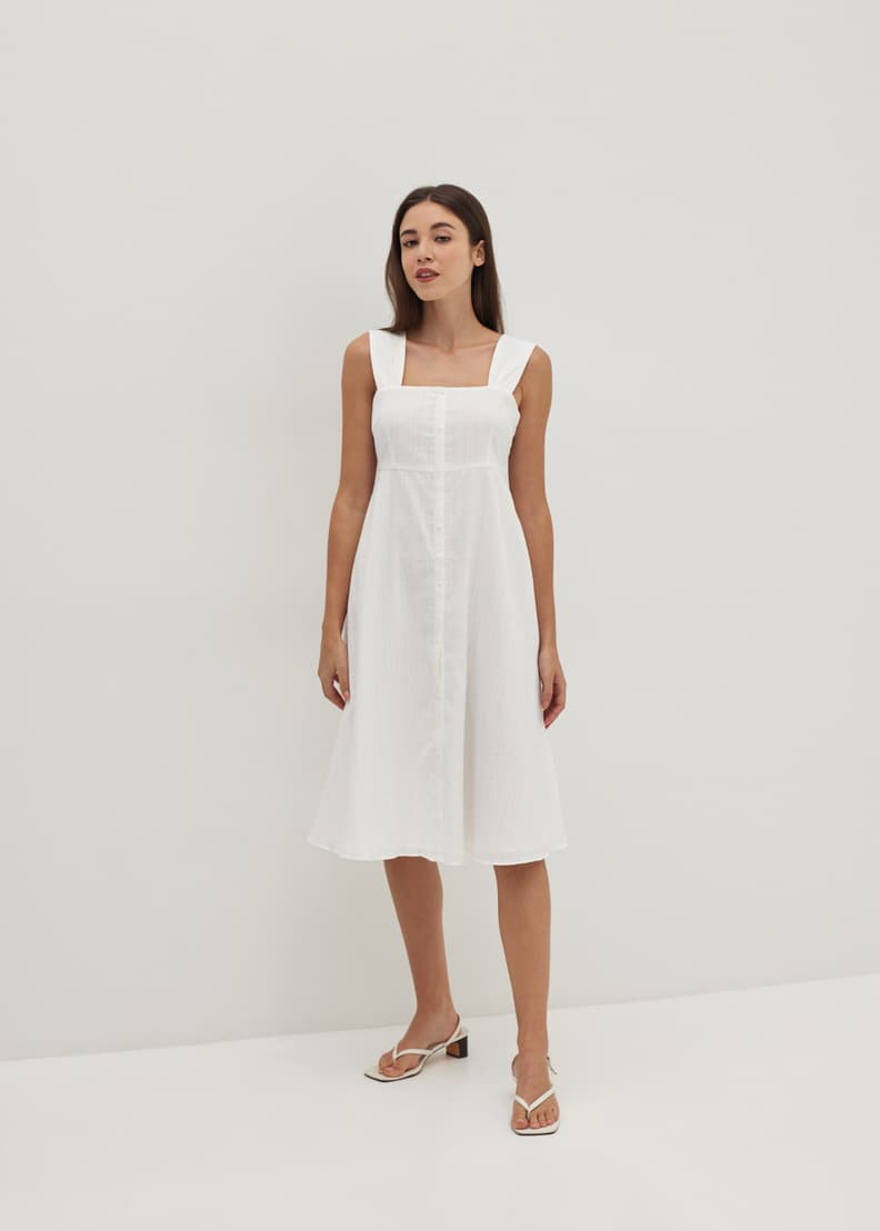Buy Vanida Textured Fit u0026 Flare Dress @ Love, Bonito Singapore | Shop  Women's Fashion Online | Love, Bonito SG