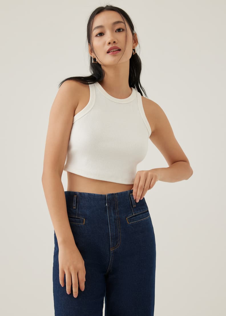 Jersey crop top forever 21 clearance
