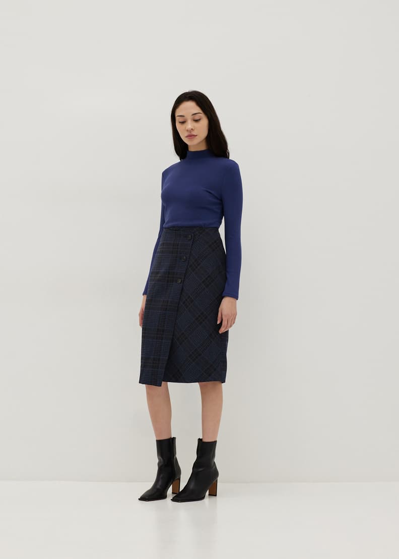 Plaid pencil new arrivals skirt canada