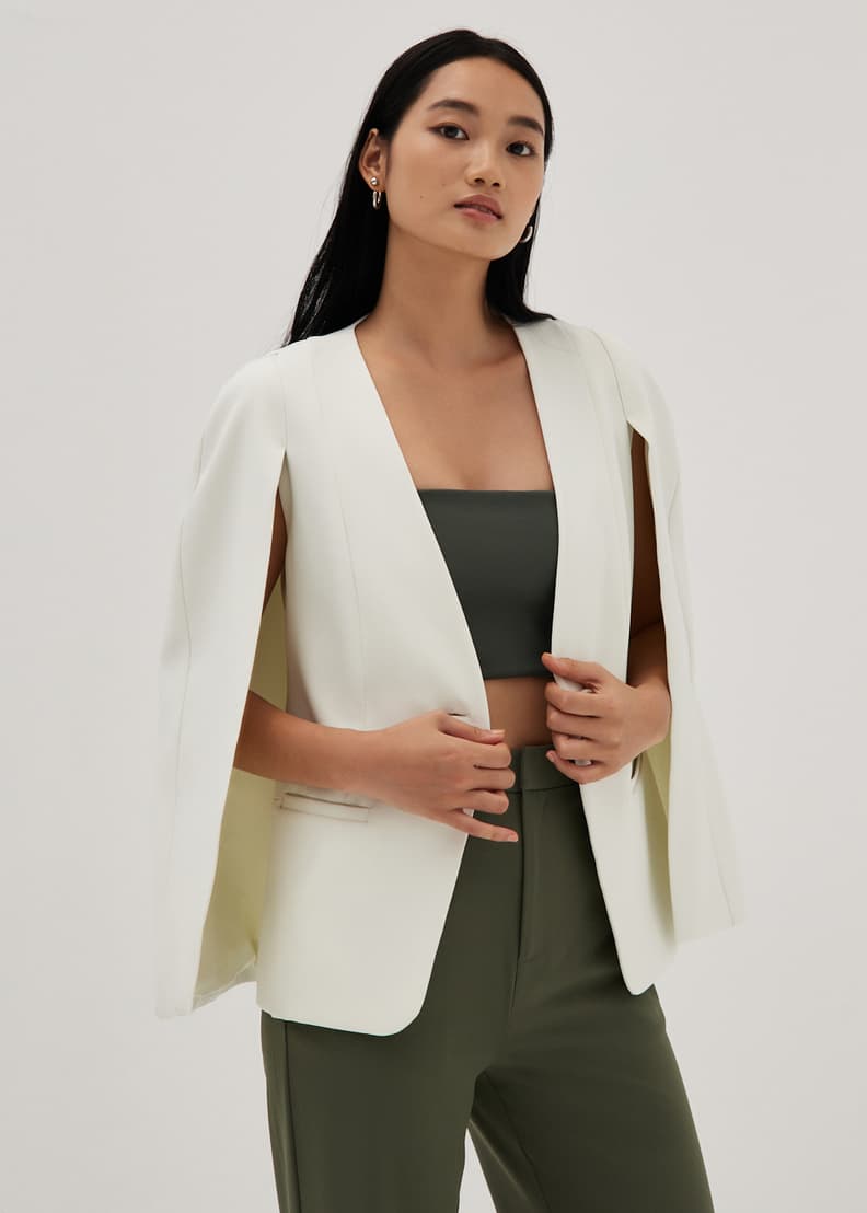 Shop Ellery Cape Blazer Love Bonito US