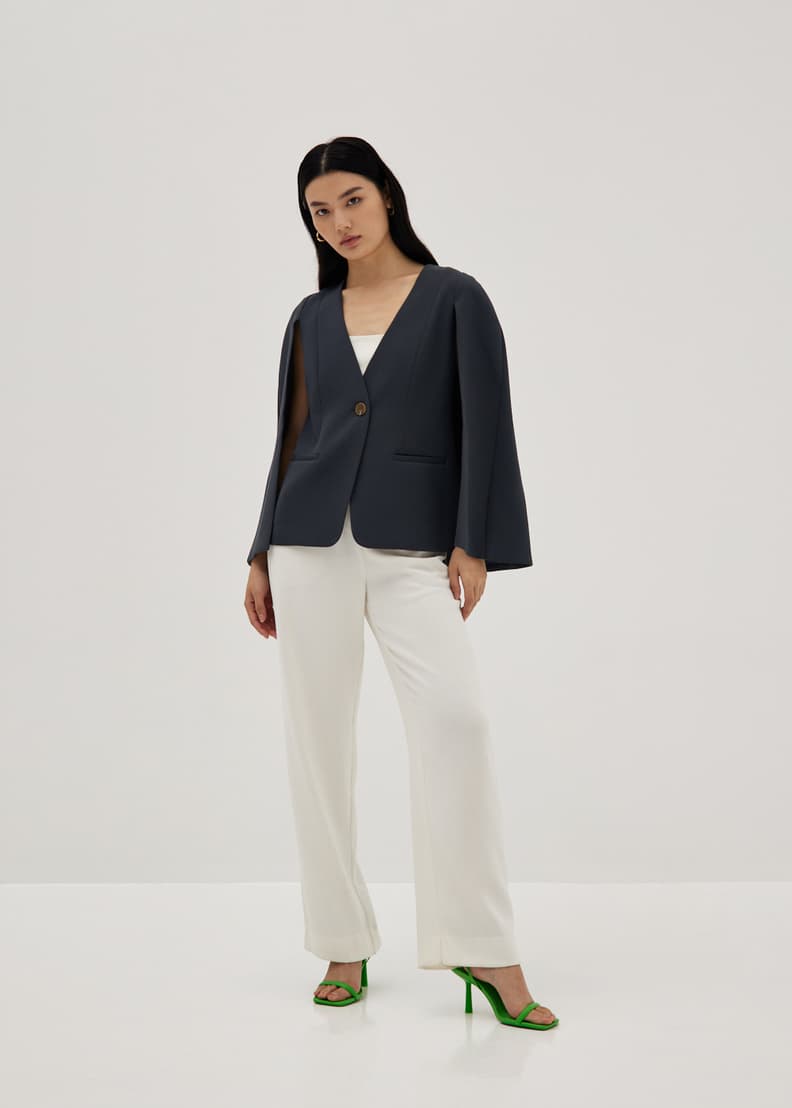 Tall cape blazer on sale