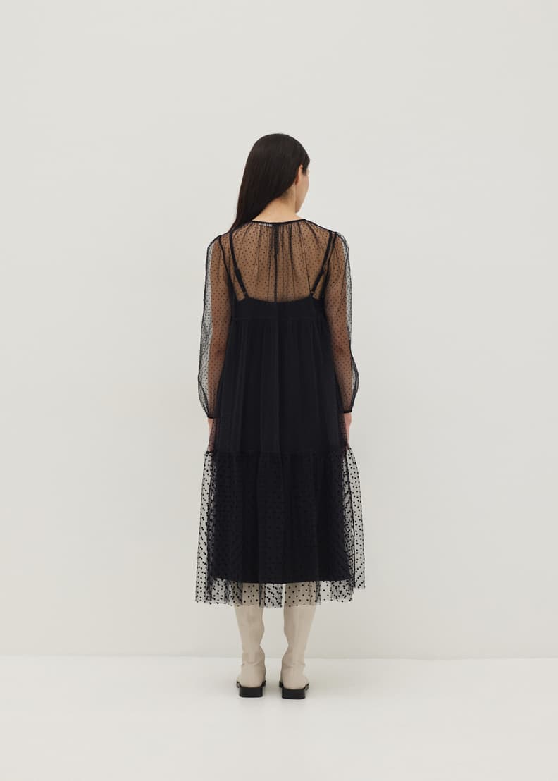 Dot tulle dress hot sale