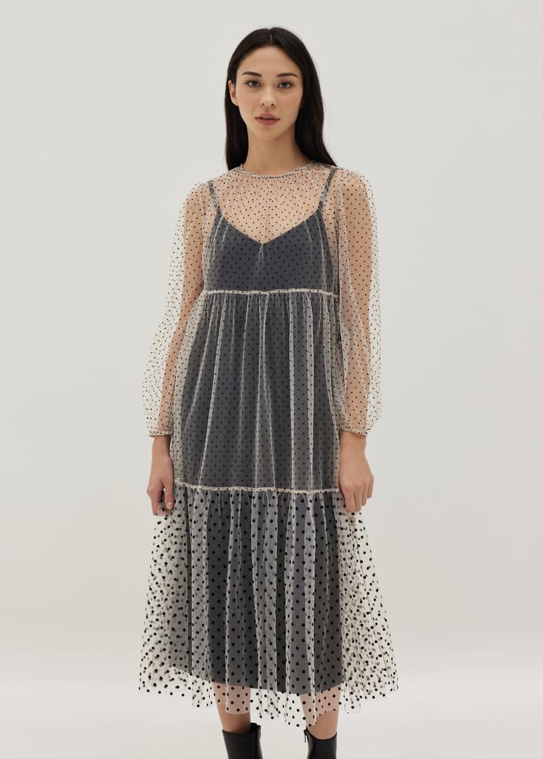Buy Leighton Polka Dot Tulle Dress Love Bonito Shop Women s