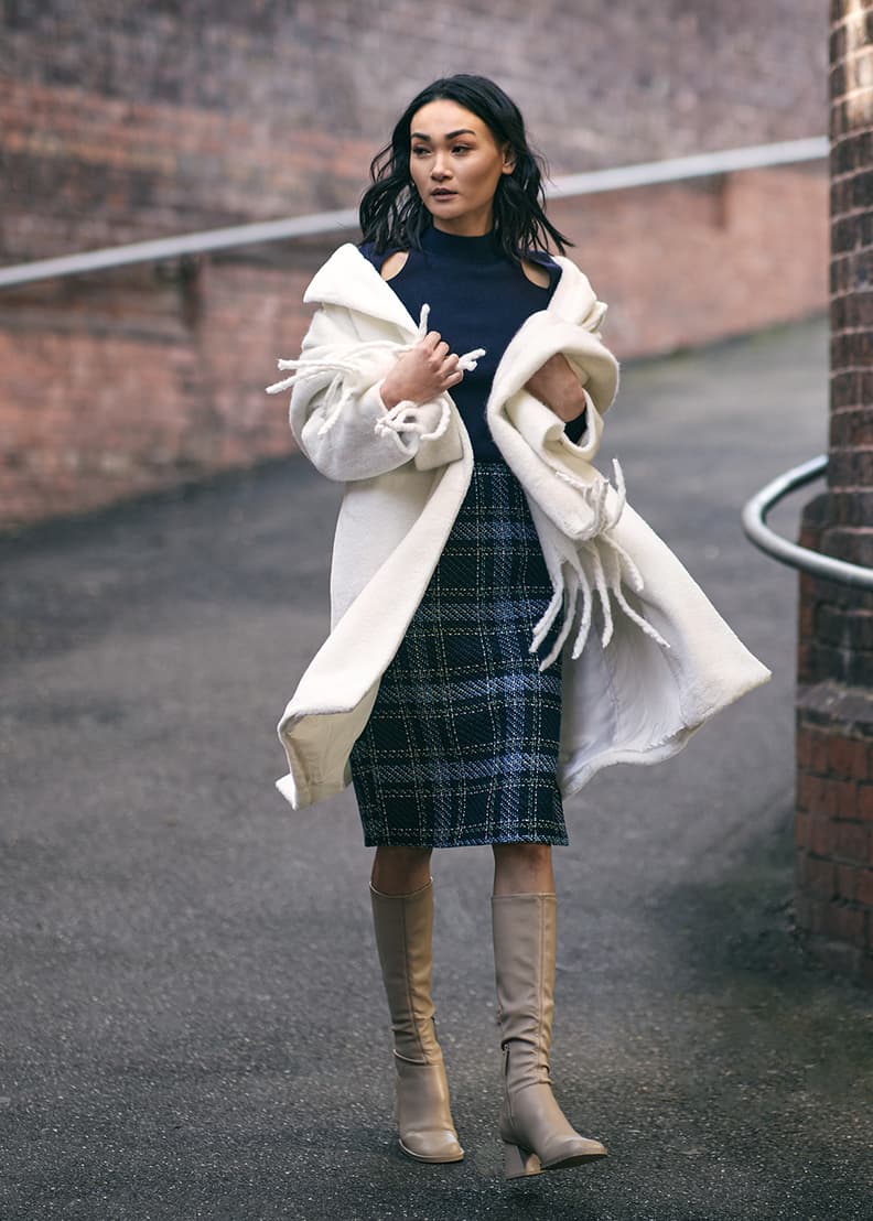 How to style plaid pencil skirt outlet