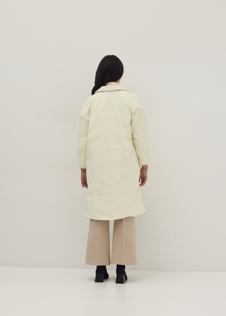 Puffy sales coat dress