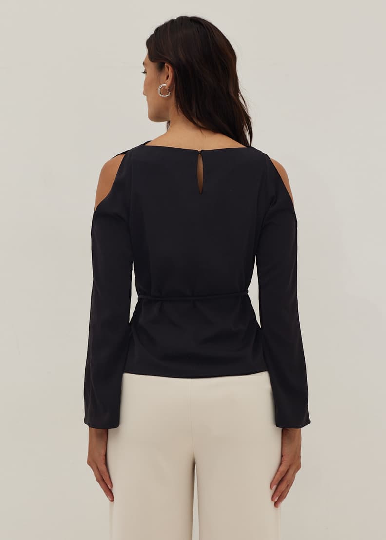 Bcbg cold shoulder top sales