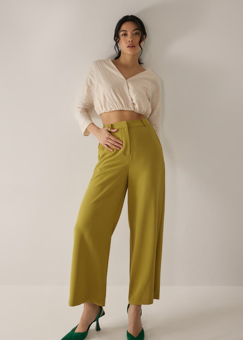 Elina Tailored Straight Leg Pants Love Bonito US