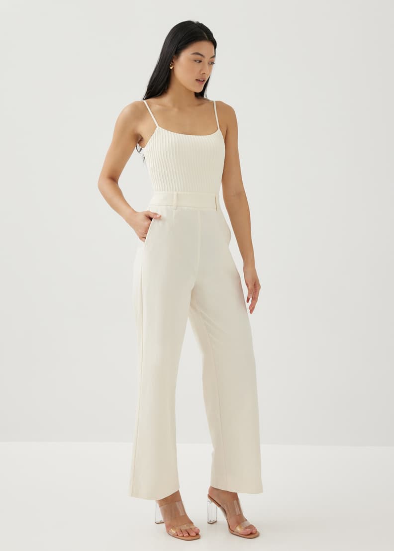 Straight leg jumpsuit on sale