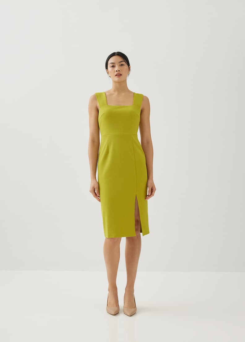 Buy Arwen Square Neck Column Dress Love Bonito Shop Women s