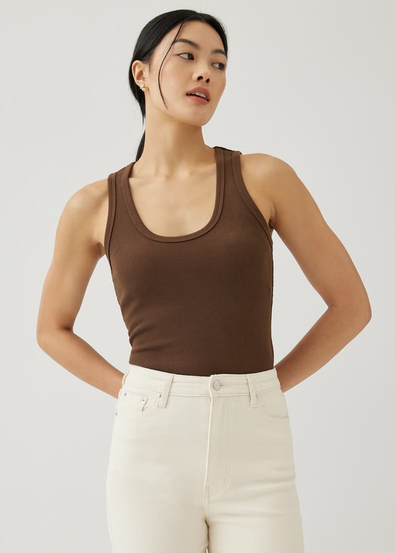 日本未入荷【Love Bonito】Jersey Vネックトップ Jersey V-neck Top | Love, Bonito ID