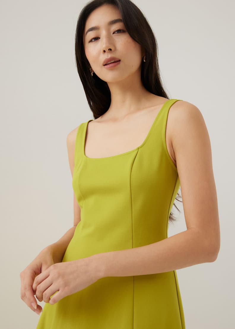 Jersey fit and flare midi dress sales