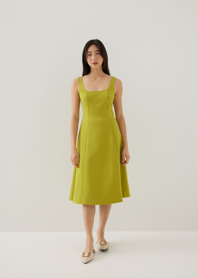 Buy Gemina Jersey Fit Flare Midi Dress Love Bonito Singapore
