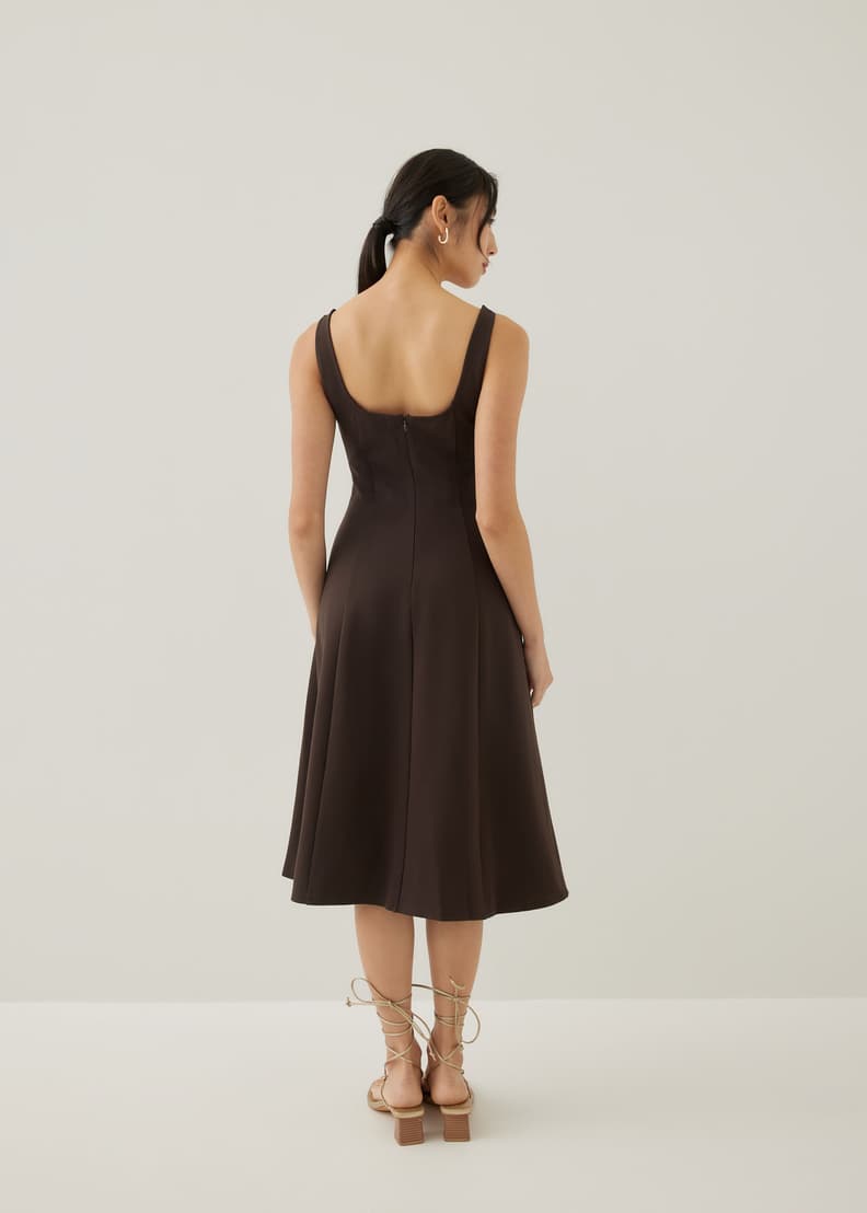 Buy Gemina Jersey Fit Flare Midi Dress Love Bonito Hong Kong