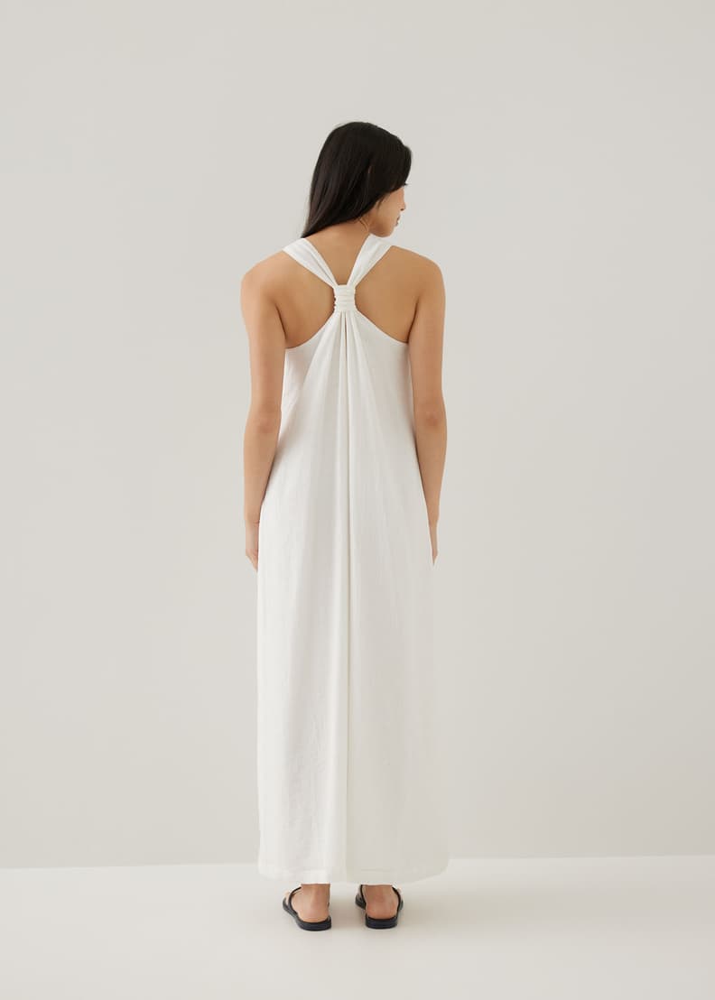 Vince white cheap pleated jumpsuit