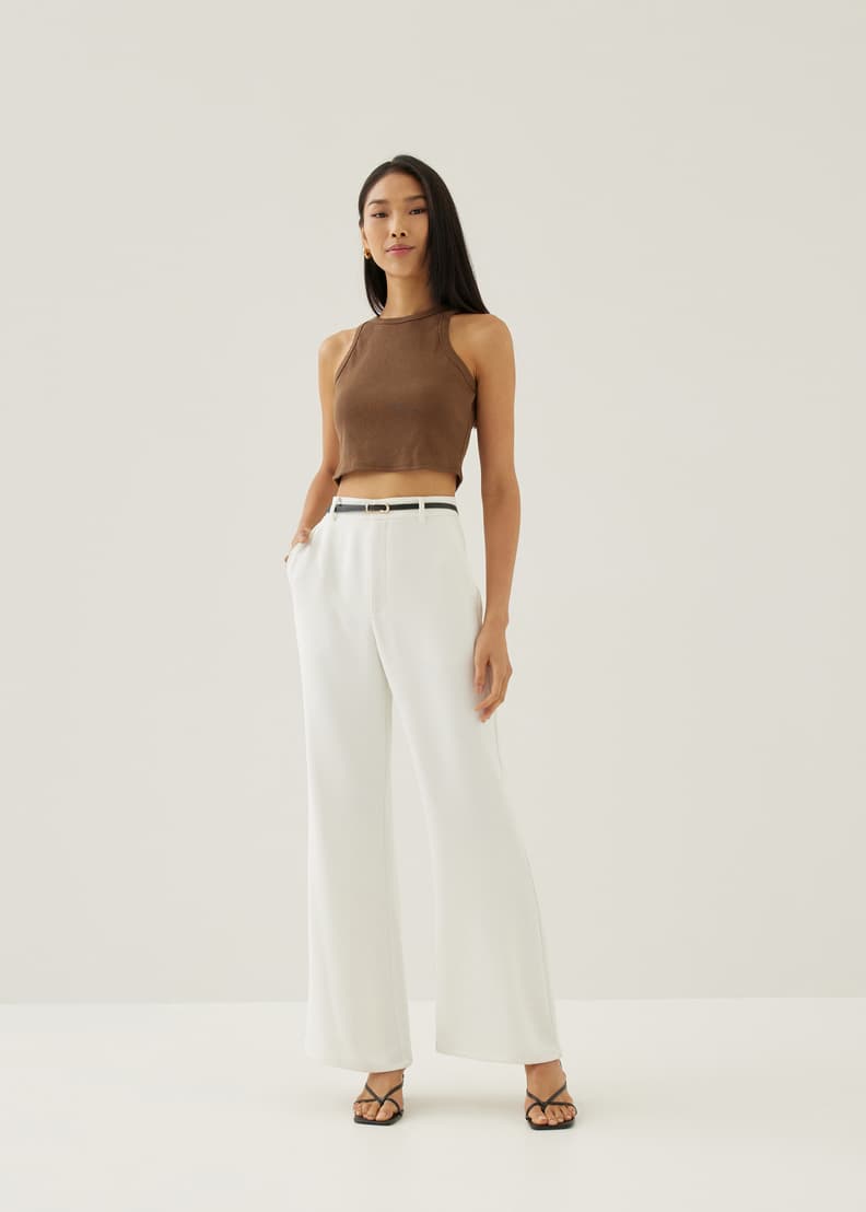 Buy Nilda High Rise Flare Pants @ Love, Bonito Singapore, Shop Women's  Fashion Online