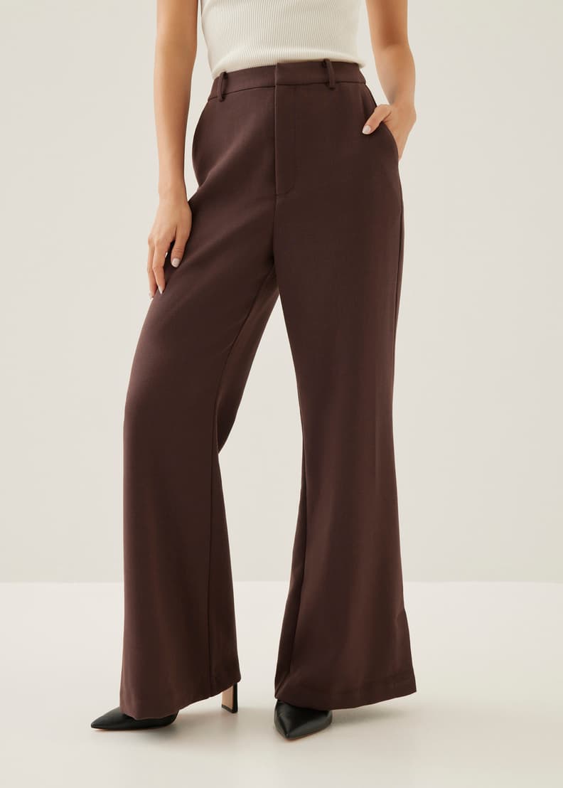 High rise flare pants discount