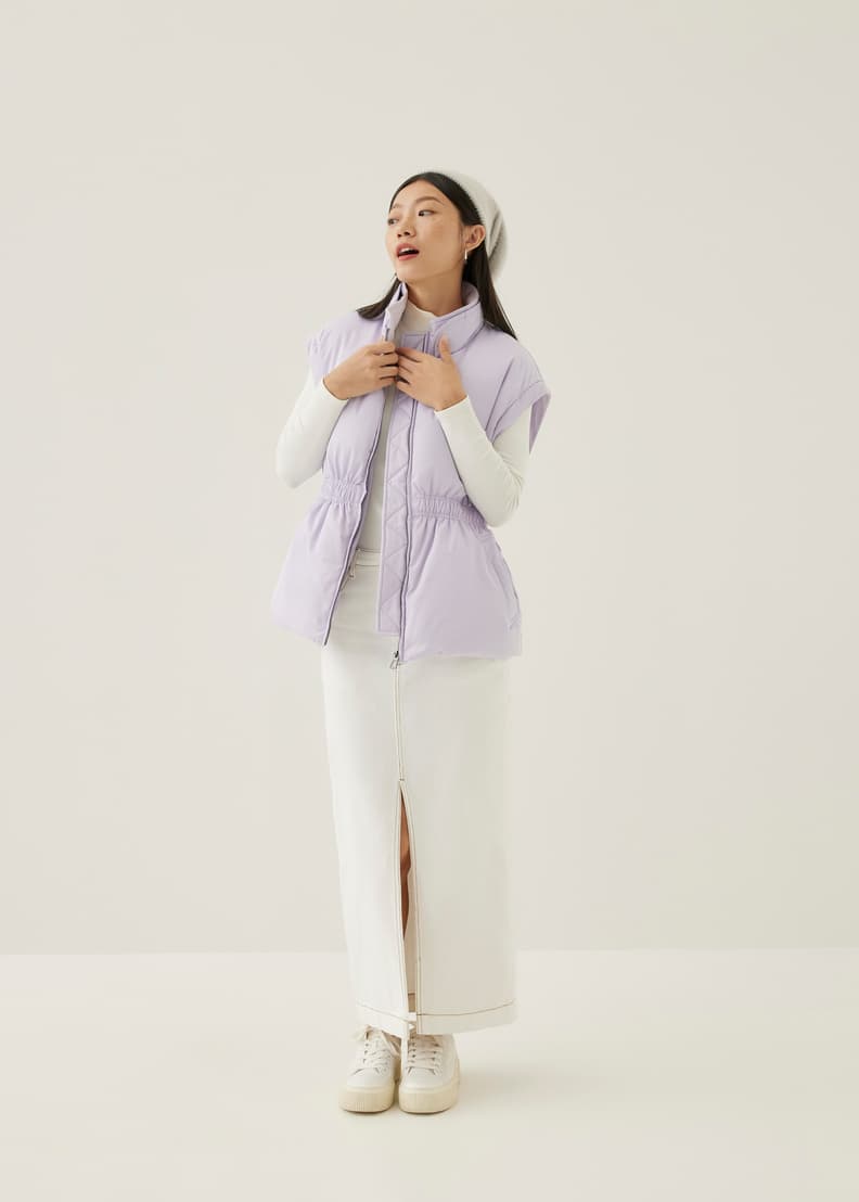 Buy Onda Elastic 2 in 1 Puffer Jacket Love Bonito Singapore