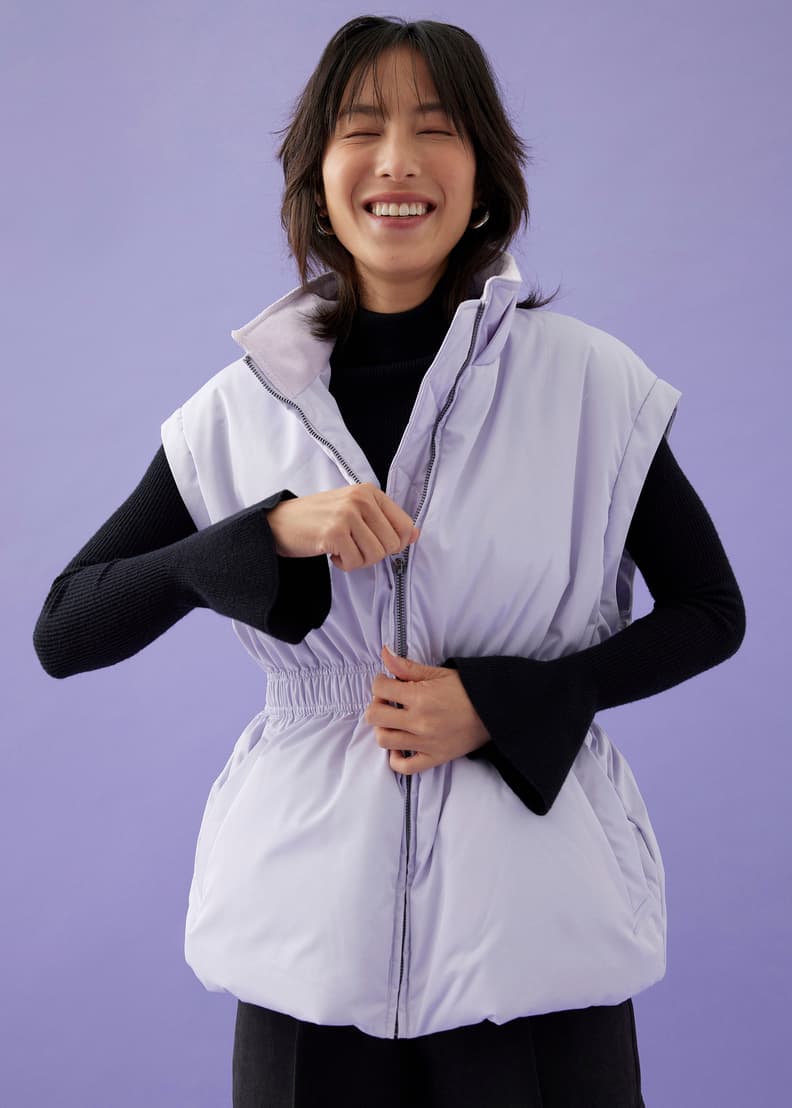 Waist puffer coat cheap