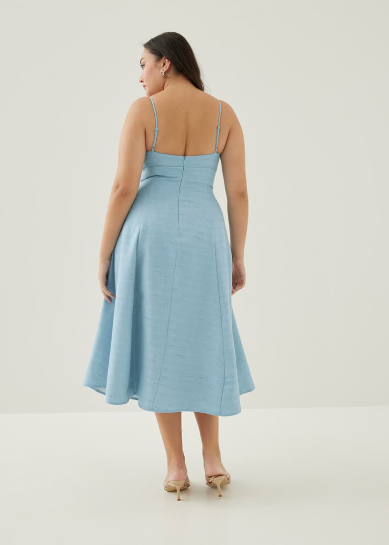 Tweed fit on sale and flare dress