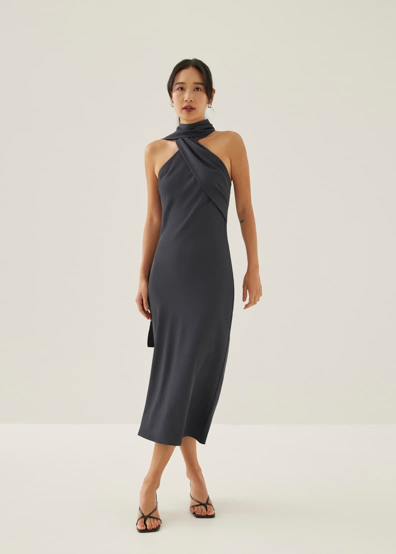 Sola Halter Midi Dress