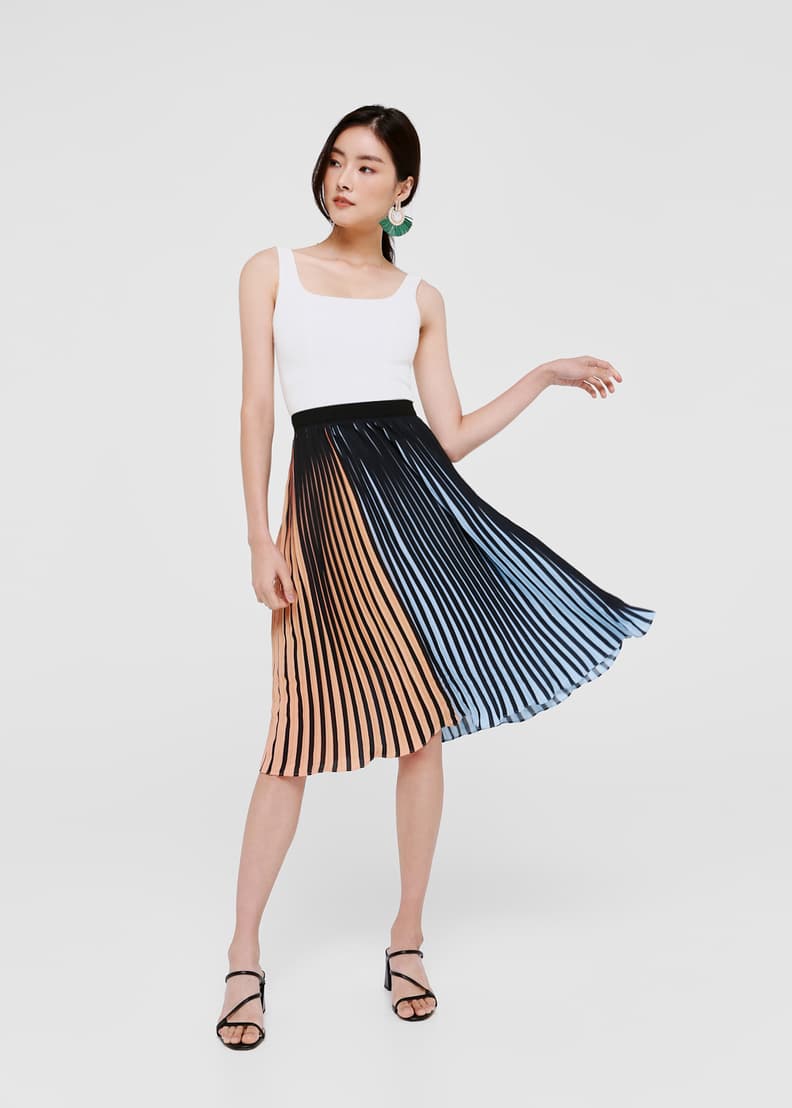 Pleated skirt singapore clearance