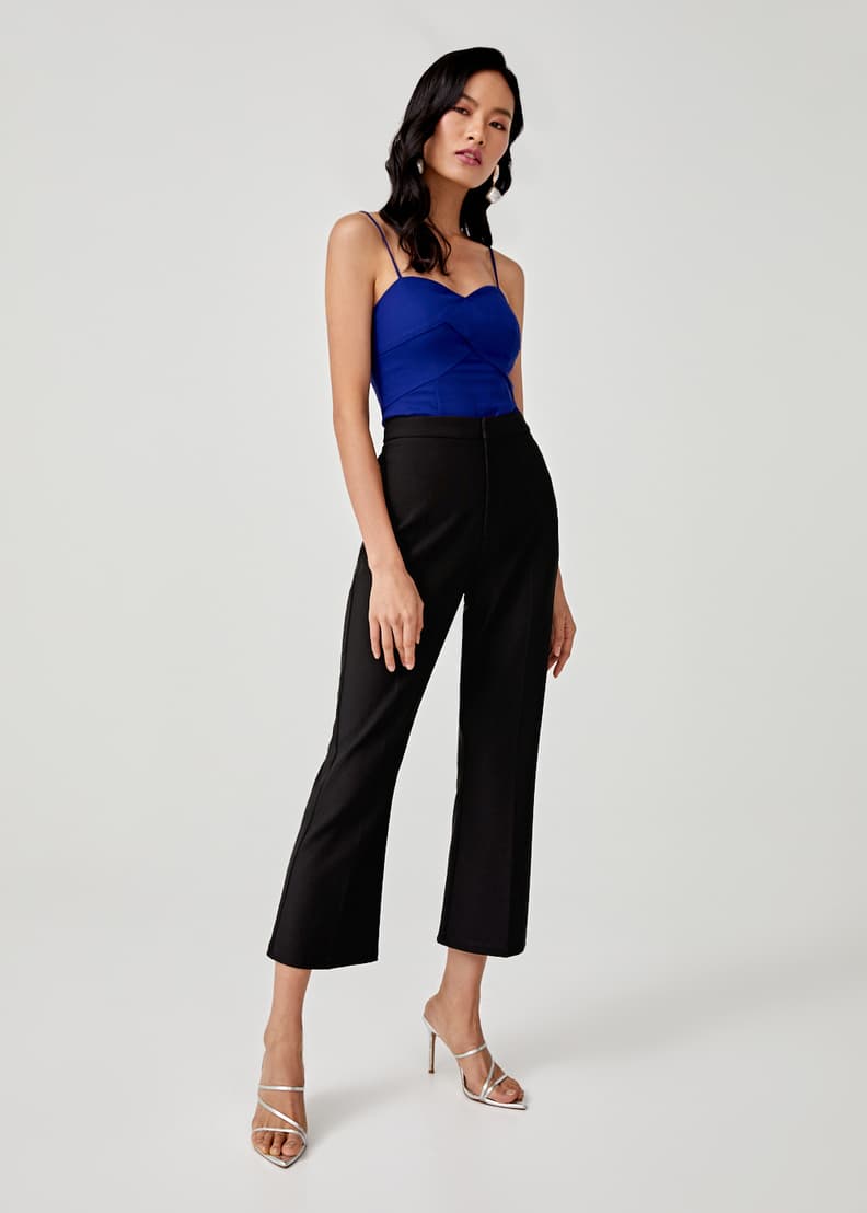 Camryn Cropped Kick Flare Pants | Love, Bonito SG